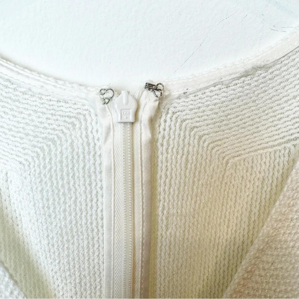 Kobi Halperin | Amani Fringe Hem Dress in White - Picture 7 of 8